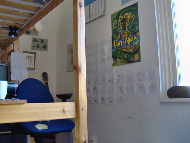 Storyboards on the wall in Alkmaar